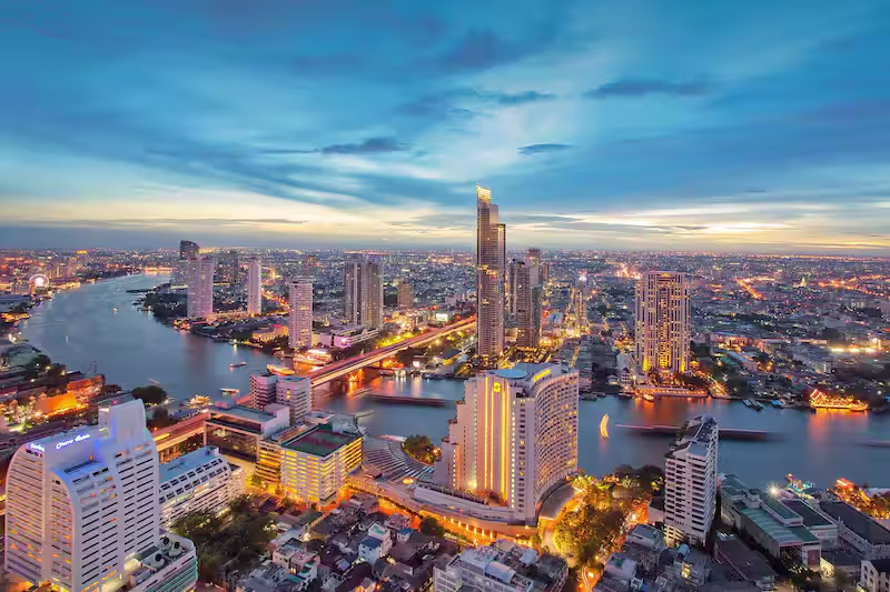 A view of Bangkok
